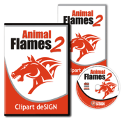 Animal Flames 2 Clipart