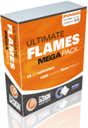 Flames Clipart MEGA Pack